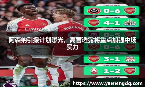 阿森纳引援计划曝光，高管透露将重点加强中场实力